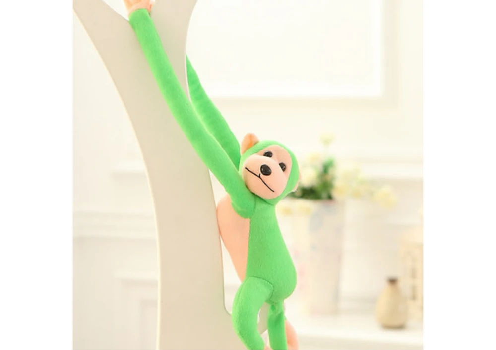 Lean Toys Pliušinė beždžionė su garsu, 80 cm