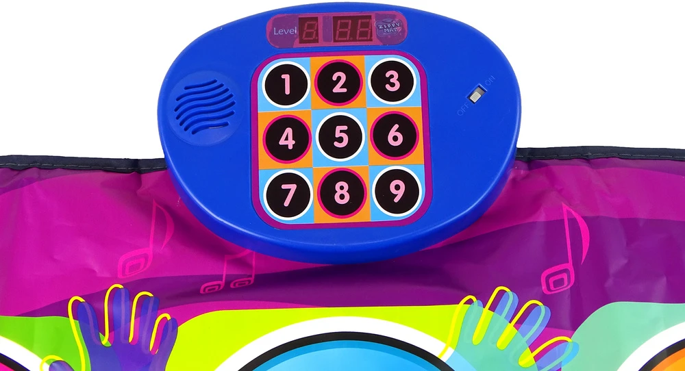 Lean Toys Spalvingas šokių kilimėlis vaikams