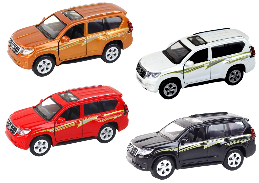 Lean Toys Metalinis automobilis su garso ir šviesos efektais, 12 cm