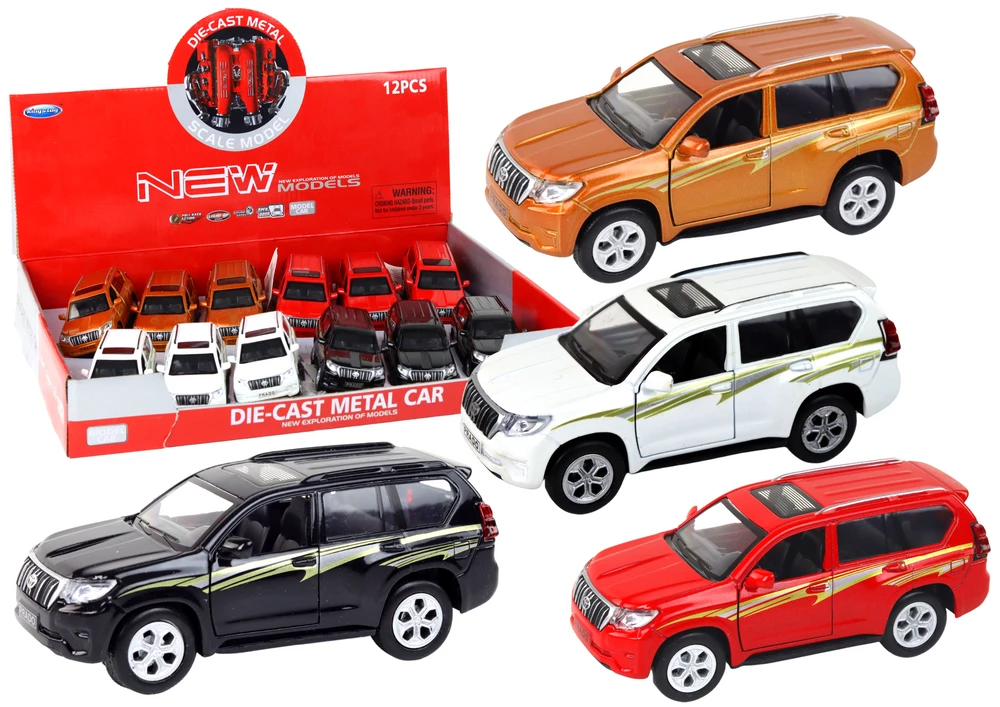 Lean Toys Metalinis automobilis su garso ir šviesos efektais, 12 cm