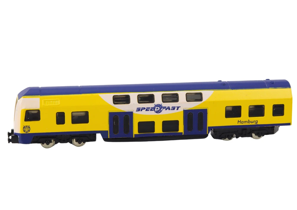 Lean Toys Kolekcinis traukinio modelis 1:48 metalinis