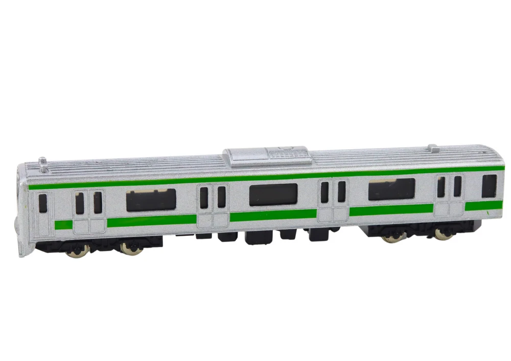 Lean Toys Kolekcinis Metalinis Traukinio Vagonas 1:48, Sidabrinis