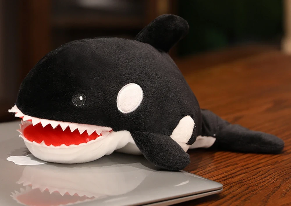 Lean Toys Pliušinis žaislas - orka, 30 cm