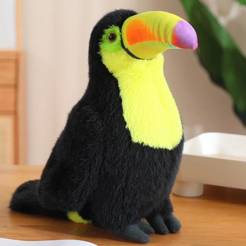 Lean Toys Pliušinis žaislas - tukanas, 30 cm