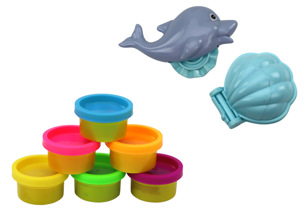 Zestaw Dinozaurų Plastilino Rinkinys su 6 Spalvomis ir Formelėmis