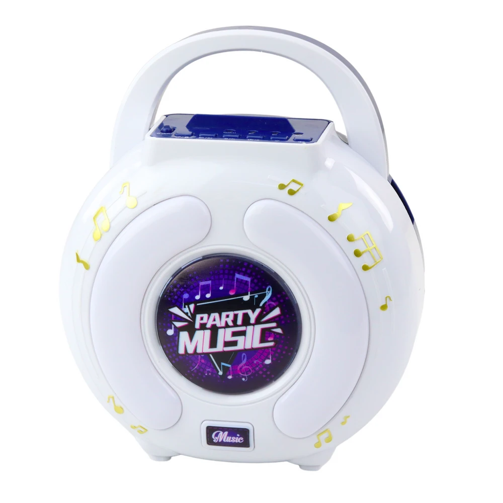 Lean Toys Interaktyvi muzikos kolonėlė vaikams su mikrofonais ir LED šviesomis