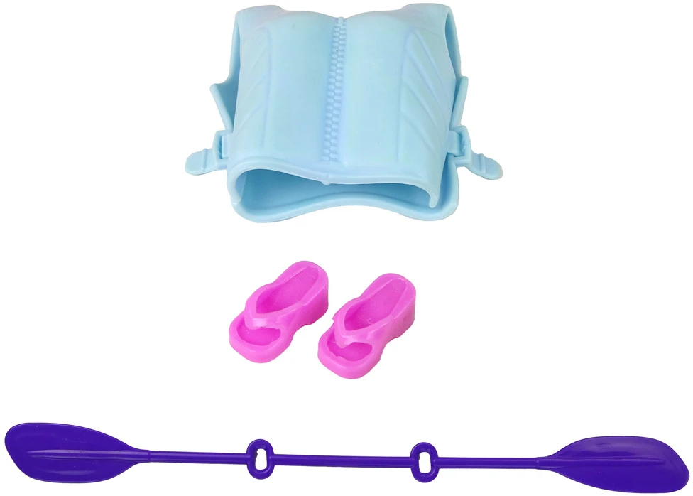 Lean Toys Lėlės rinkinys su baidare ir aksesuarais