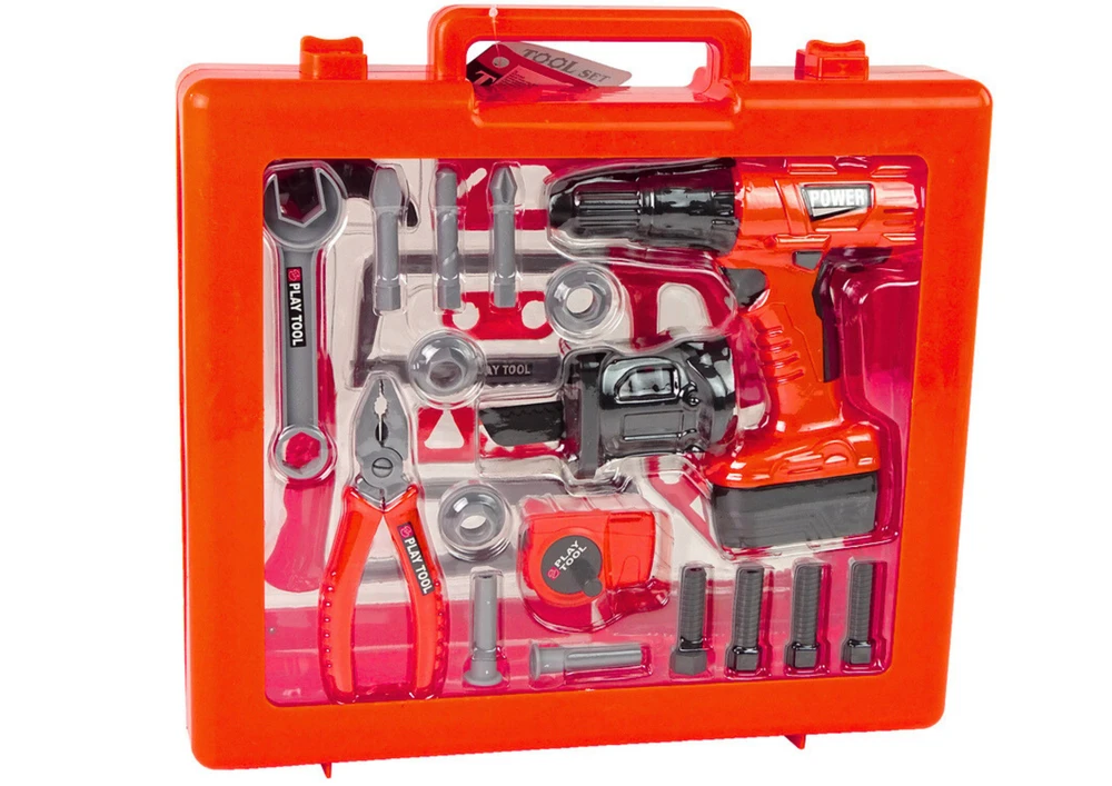 Lean Toys Vaikiškas įrankių rinkinys su gręžtuvu