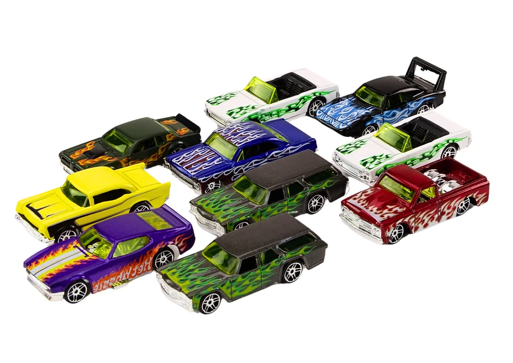Lean Toys Mašinėlių rinkinys, 10 vnt.