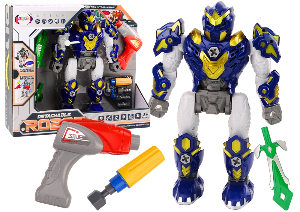 Lean Toys Raudonas robotas vaikams