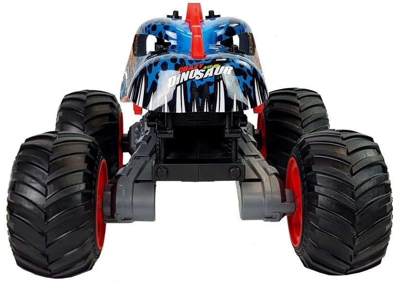 Lean Toys Nuotoliniu būdu valdomas visureigis „Dinozauras“ – Dideli ratai, 2.4G