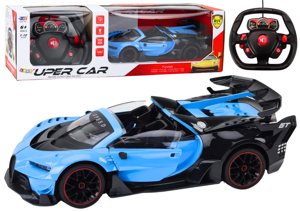 Lean Toys Nuotoliniu būdu valdomas sportinis automobilis