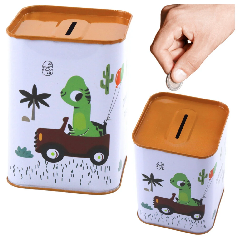 Lean Toys Metalinis taupyklės dinozauras automobilyje 11x8 cm