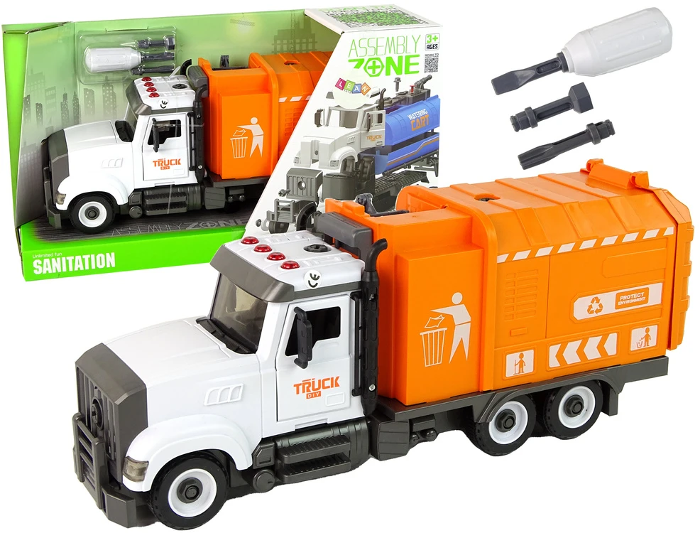 Lean Toys Šiukšliavėžė su priedais LeanToys