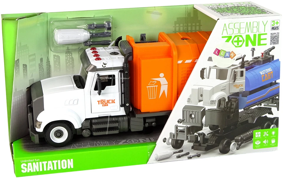 Lean Toys Šiukšliavėžė su priedais LeanToys