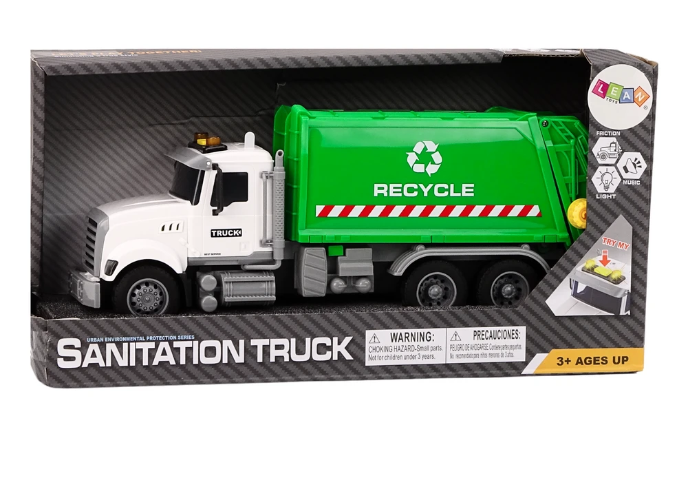 Lean Toys Sunkvežimis, žalias