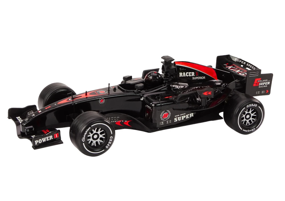 Lean Toys Automobilis Sports Car Racer, juodas