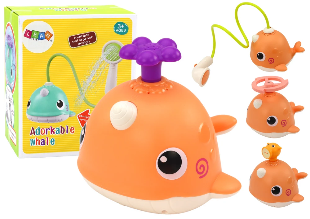 Vonios žaislas Banginis Lean Toys