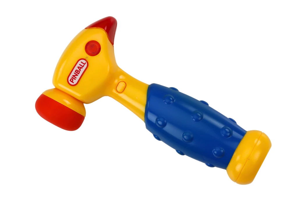 Lean Toys Interaktyvus vaikų žaislas su plaktuku ir spalvotais kamuoliukais