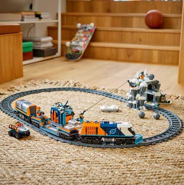 LEGO® Klocki Miesto blokai Arkties tyrinėtojų poliarinis ekspresas 60470