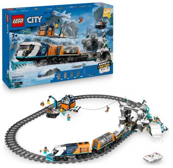 LEGO® Klocki Miesto blokai Arkties tyrinėtojų poliarinis ekspresas 60470