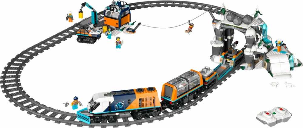 LEGO® Klocki Miesto blokai Arkties tyrinėtojų poliarinis ekspresas 60470