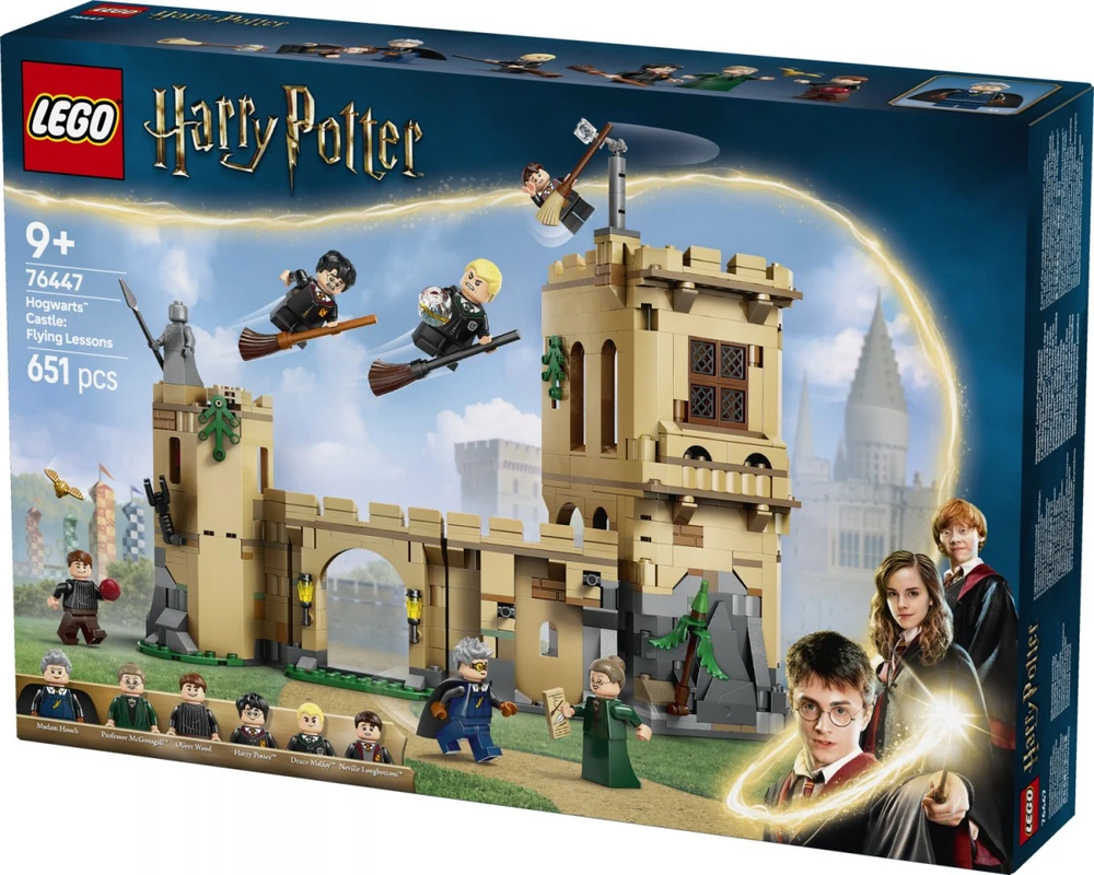 LEGO® Klocki harry potter zamek hogwart: lekcja latania na miotle 76447