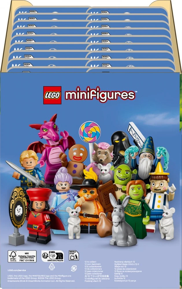 LEGO® Klocki minifigures 71053 seria shrek (box)