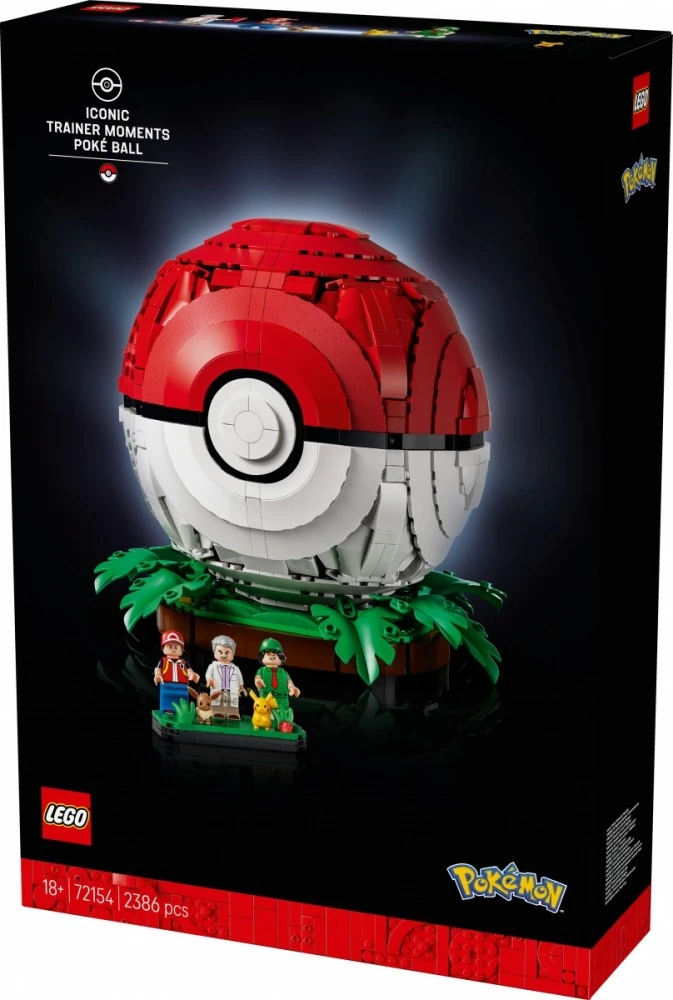 LEGO® Klocki pokemon kultowy pokéball su trenerami 72154