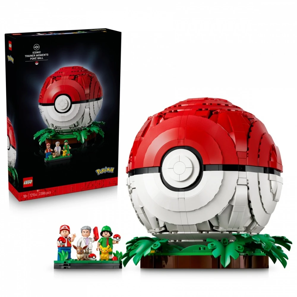 LEGO® Klocki pokemon kultowy pokéball su trenerami 72154