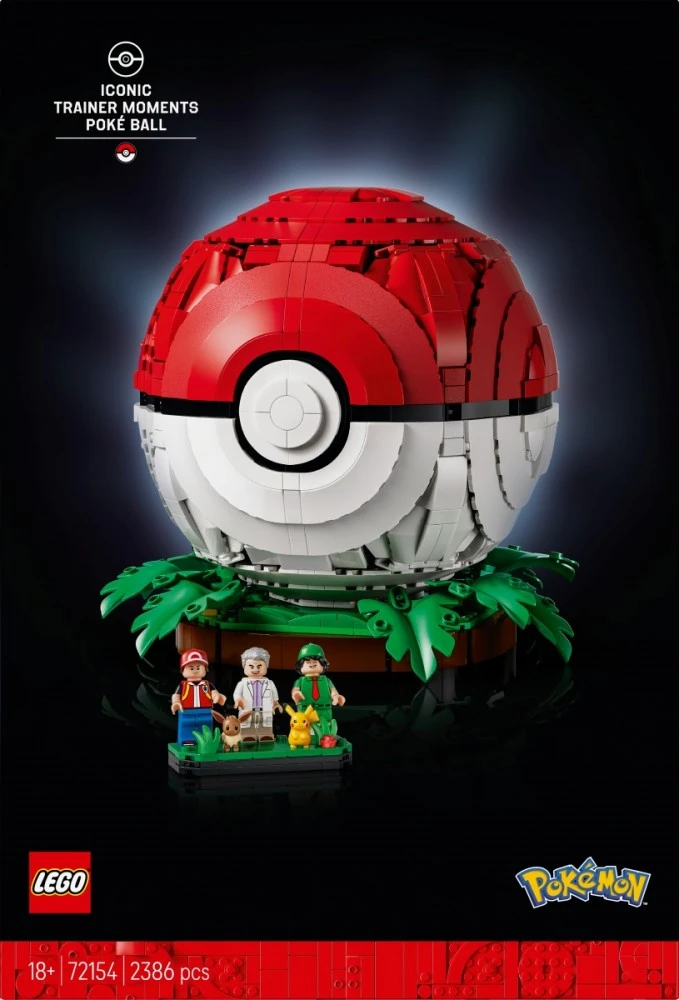 LEGO® Klocki pokemon kultowy pokéball su trenerami 72154