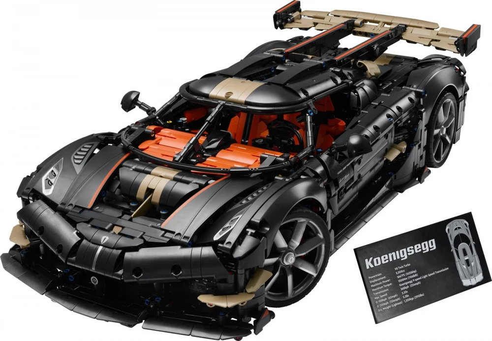 LEGO® Klocki technic koenigsegg sadairs spear megacar 42232