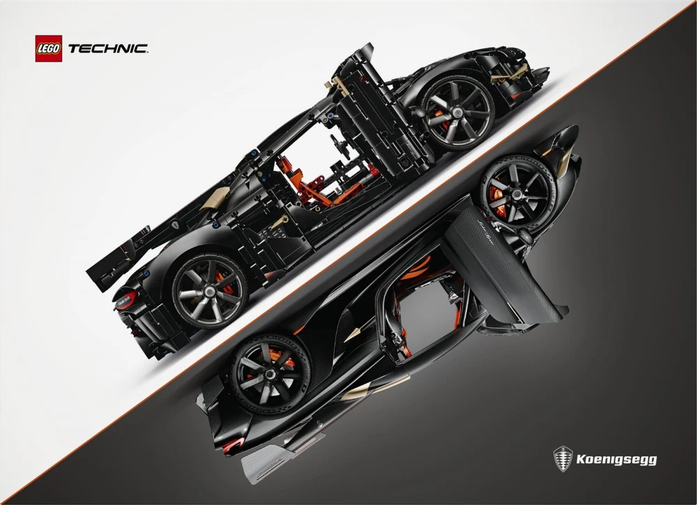 LEGO® Klocki technic koenigsegg sadairs spear megacar 42232
