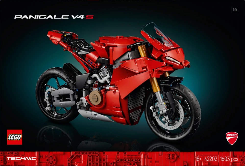 LEGO® Techniniai blokai Ducati Panigale V4 S motociklas 42202