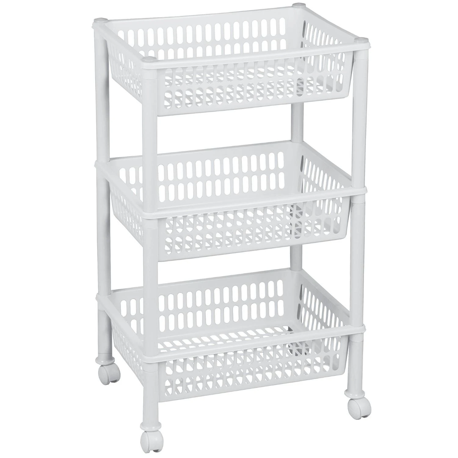 Plast Team Lentyna su ratukais, 294 mm x 685 mm x 29 mm, balta
