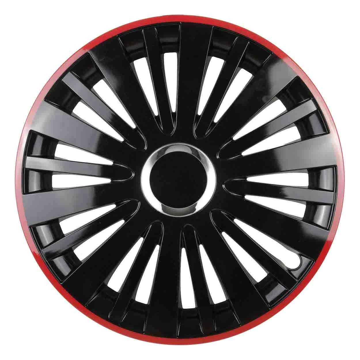 Leoplast Ratų gaubtas 1 vnt. Falcon, juodas ir raudonas 14"