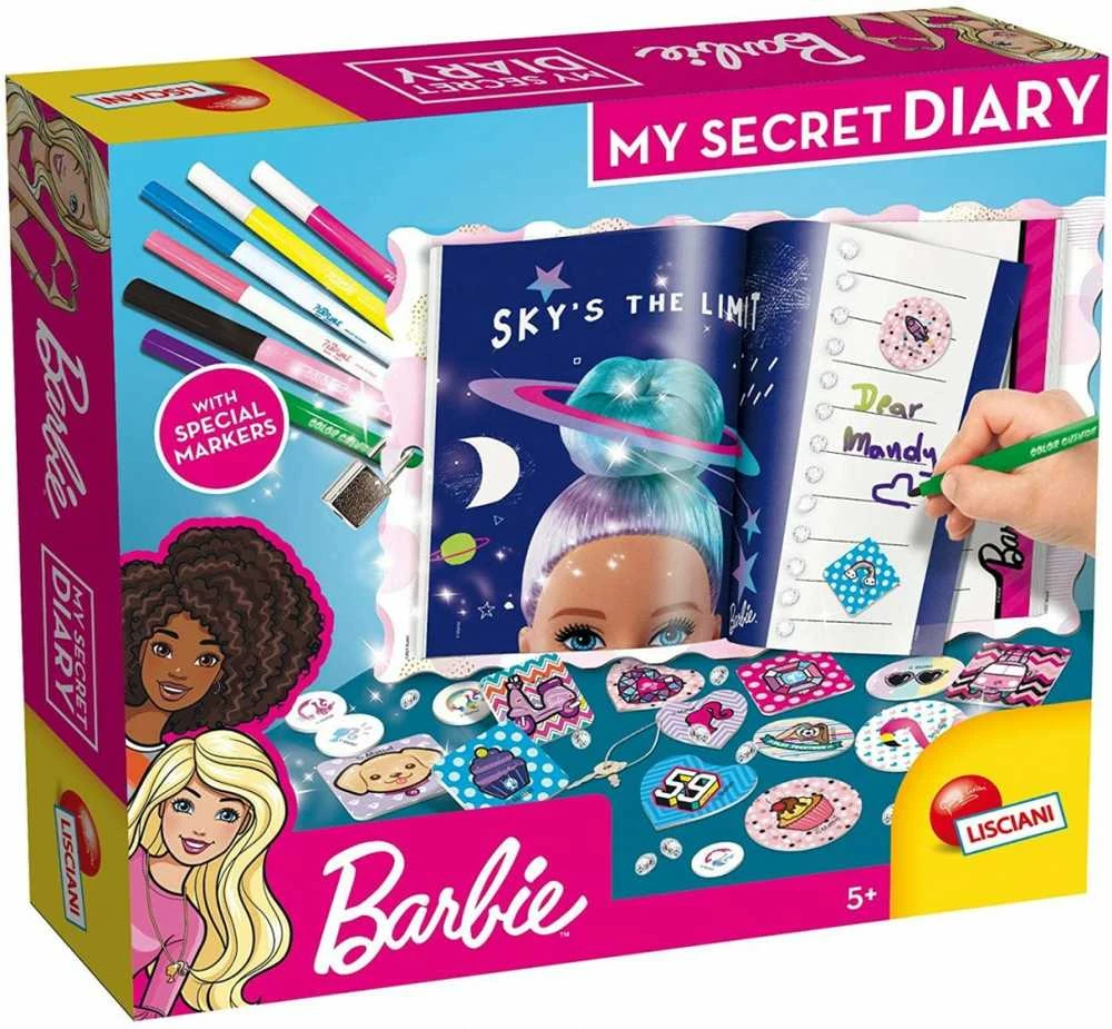Lisciani Dienoraštis Barbie su užraktu ir dekoravimo priemonėmis