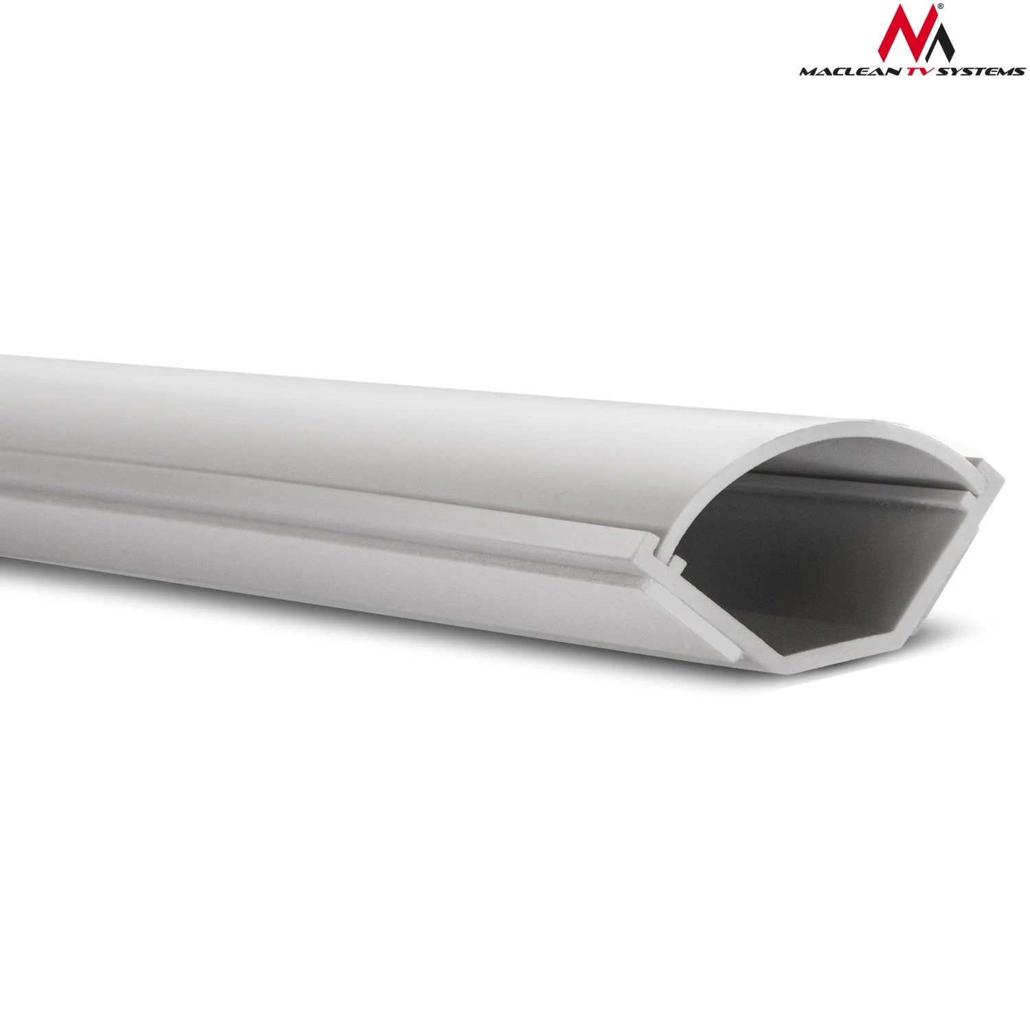 MACLEAN MCTV-577 Maclean MCTV-577 Kabelio dangtelis kabeliniam kanalui 1,5m 73 * 42MM Baltas su juostele