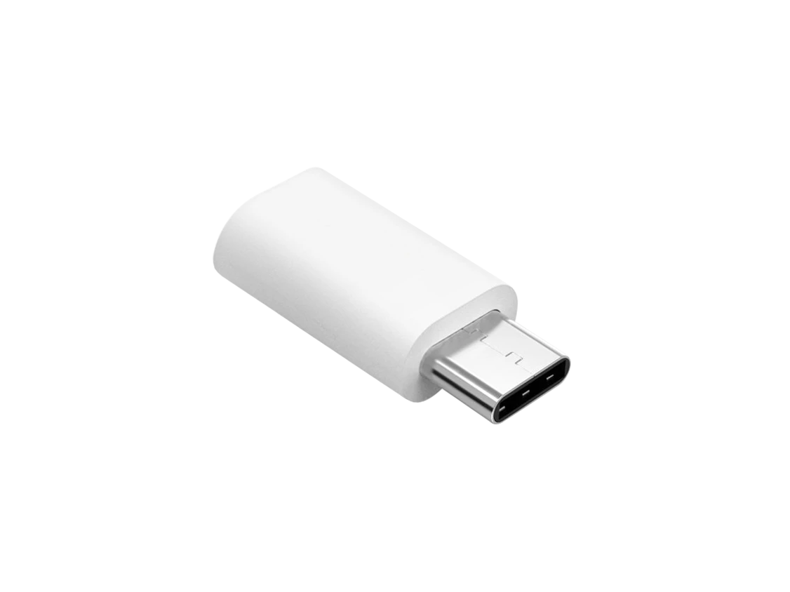 LP Oem Micro USB - USB C adapteris Baltas