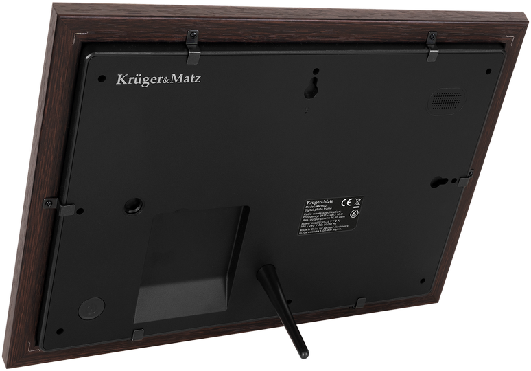 Projektorius Kruger & Matz skaitmeninis nuotraukų rėmelis FRAMEO Wi-Fi 10.1" medinis rėmelis
