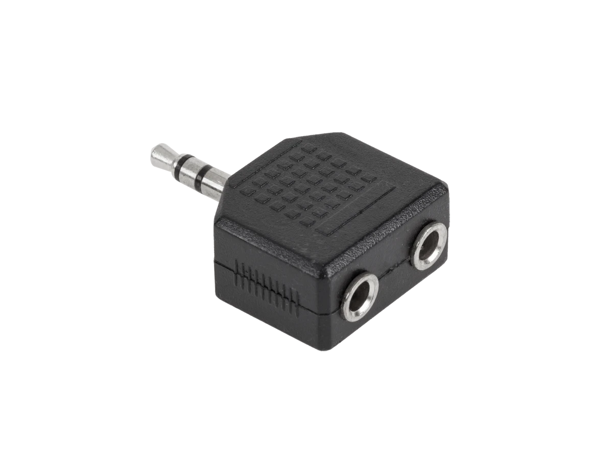 Audio skirstytuvas 3,5 mm kištukas į du lizdus