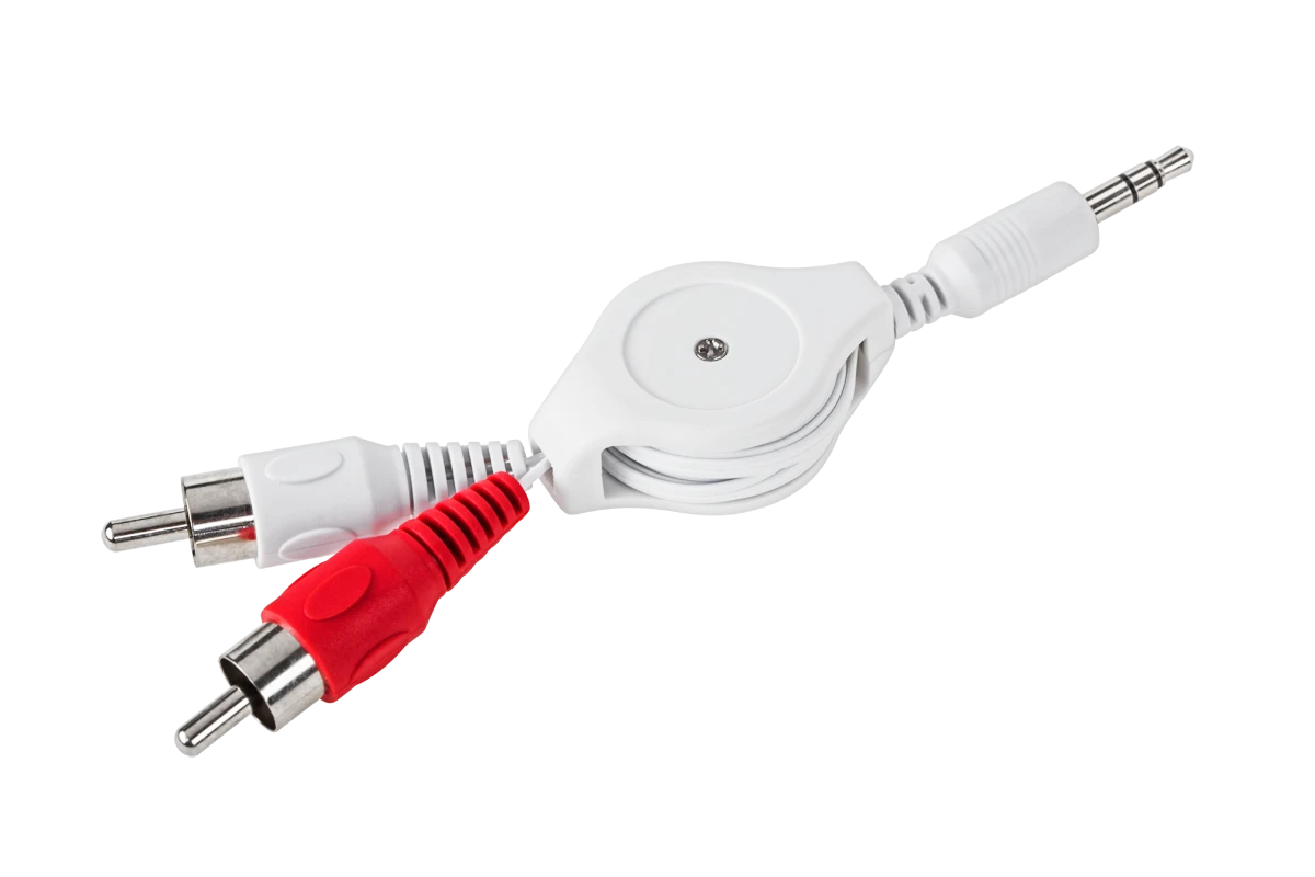 Cabletech AUX 3.5 - 2xRCA kabelis 0.8m