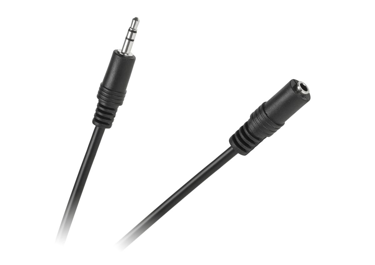 AUX 3.5mm ilgintuvas su kištuku ir lizdu