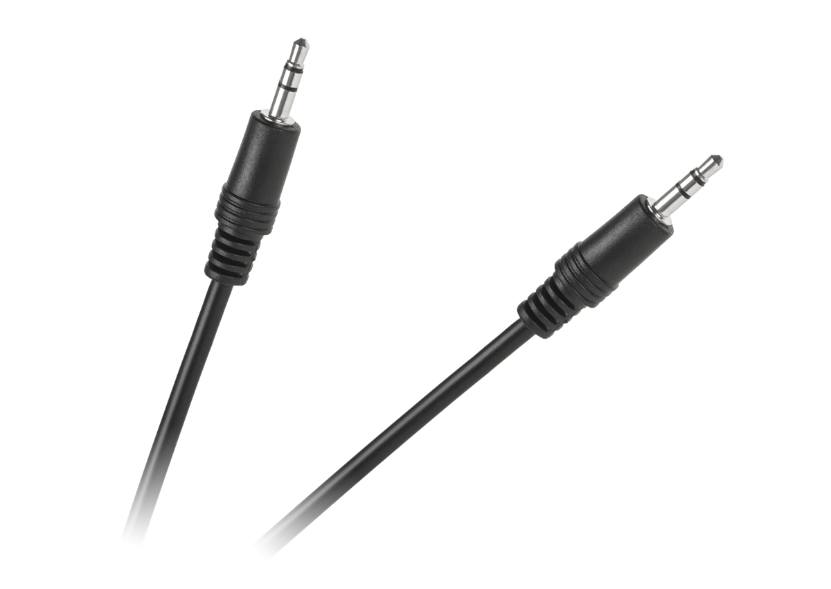 AUX 3.5mm kabelis su dviem kištukais