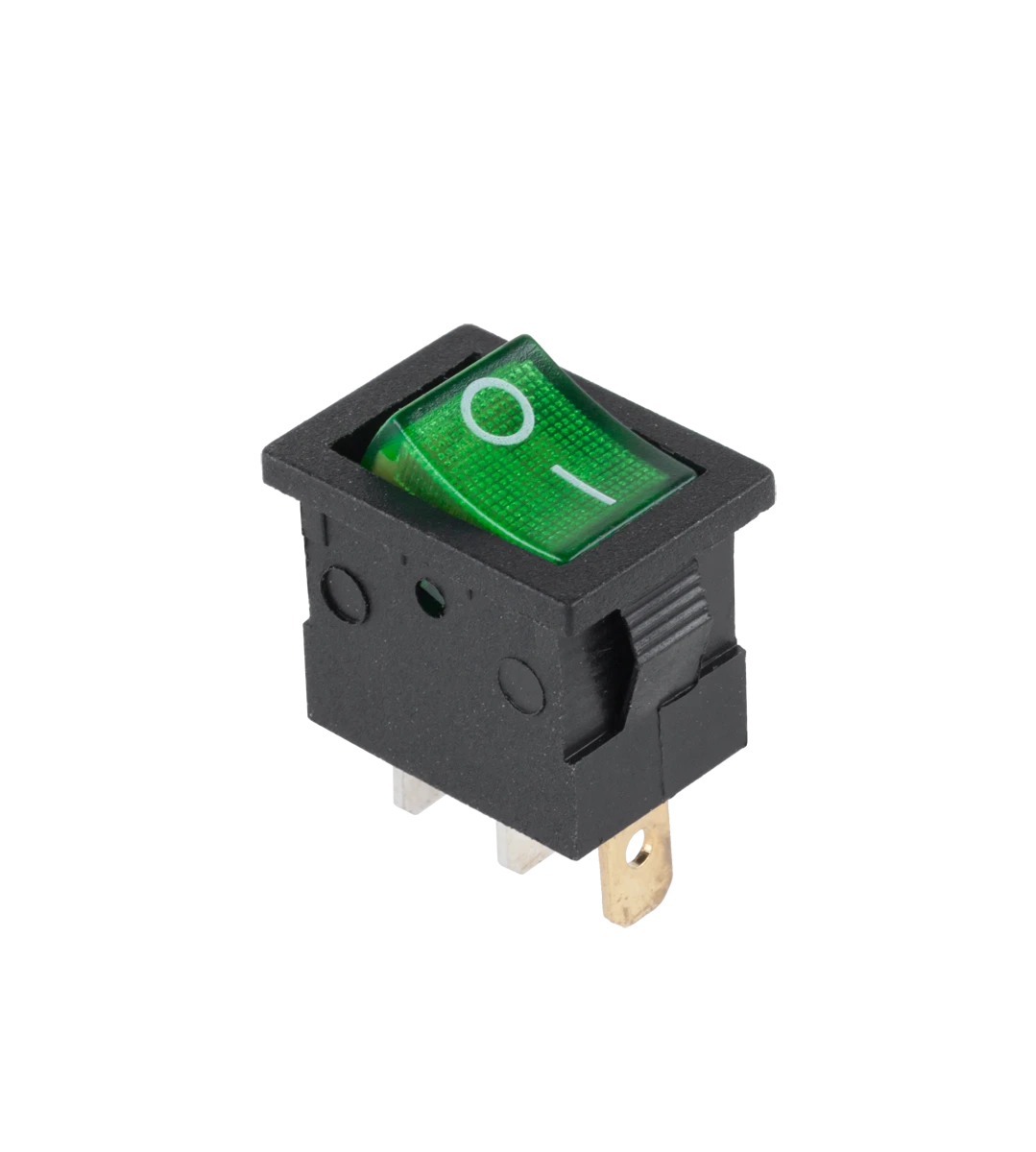 MK1011 15A 12V jungiklis su žaliu indikatoriumi
