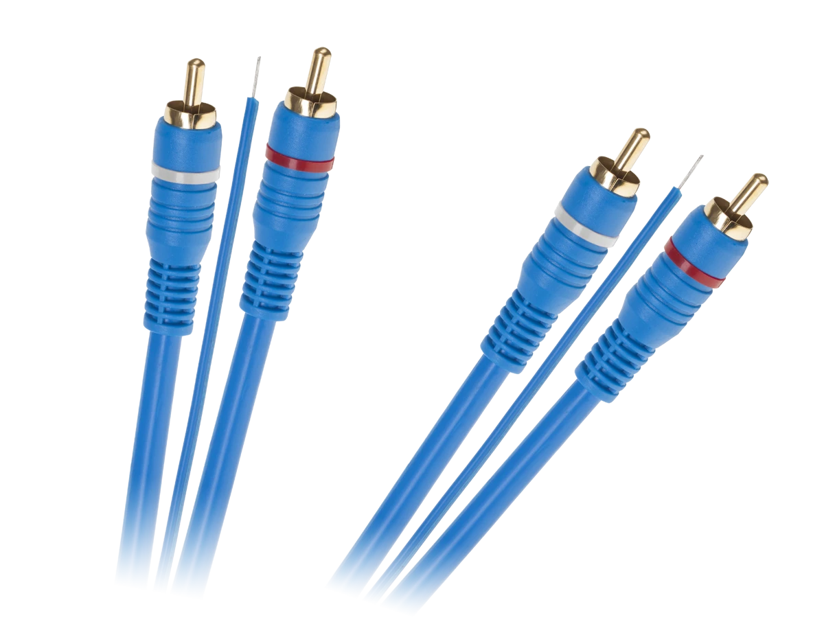 2xRCA garso kabelis 5m su valdymo laidu