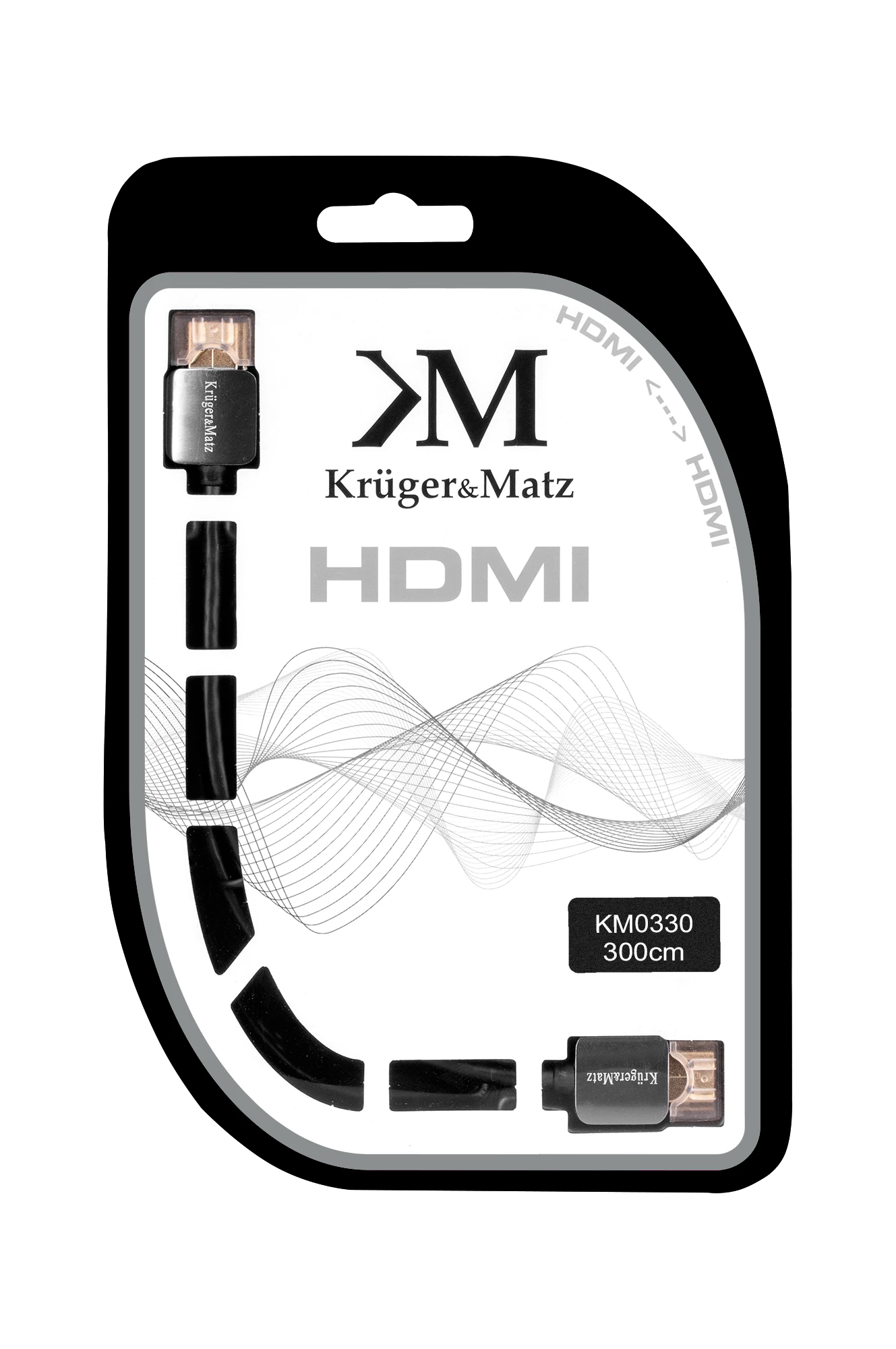 Kruger & Matz HDMI kabelis pakuotėje