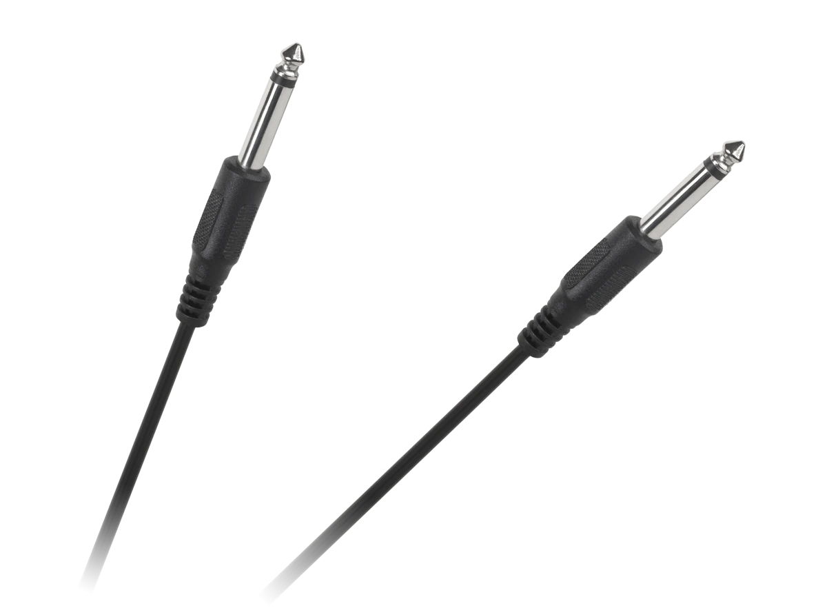 Jack 6.3mm MONO kabelio antgaliai