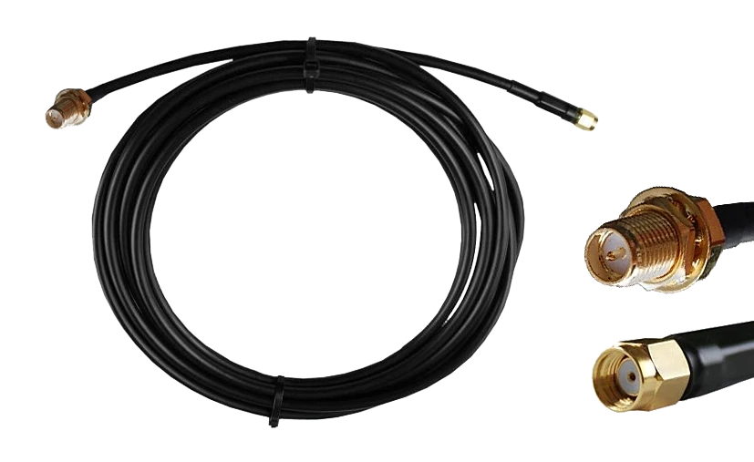 LP Oem Kabelis RP-SMA kištukas - RP-SMA lizdas 3m