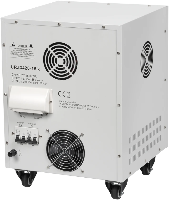 Oem KEMOT MSER-15000 automatinis įtampos stabilizatorius (15000 VA, servo variklis)